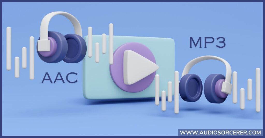 Illustration of headphones and an audio player.