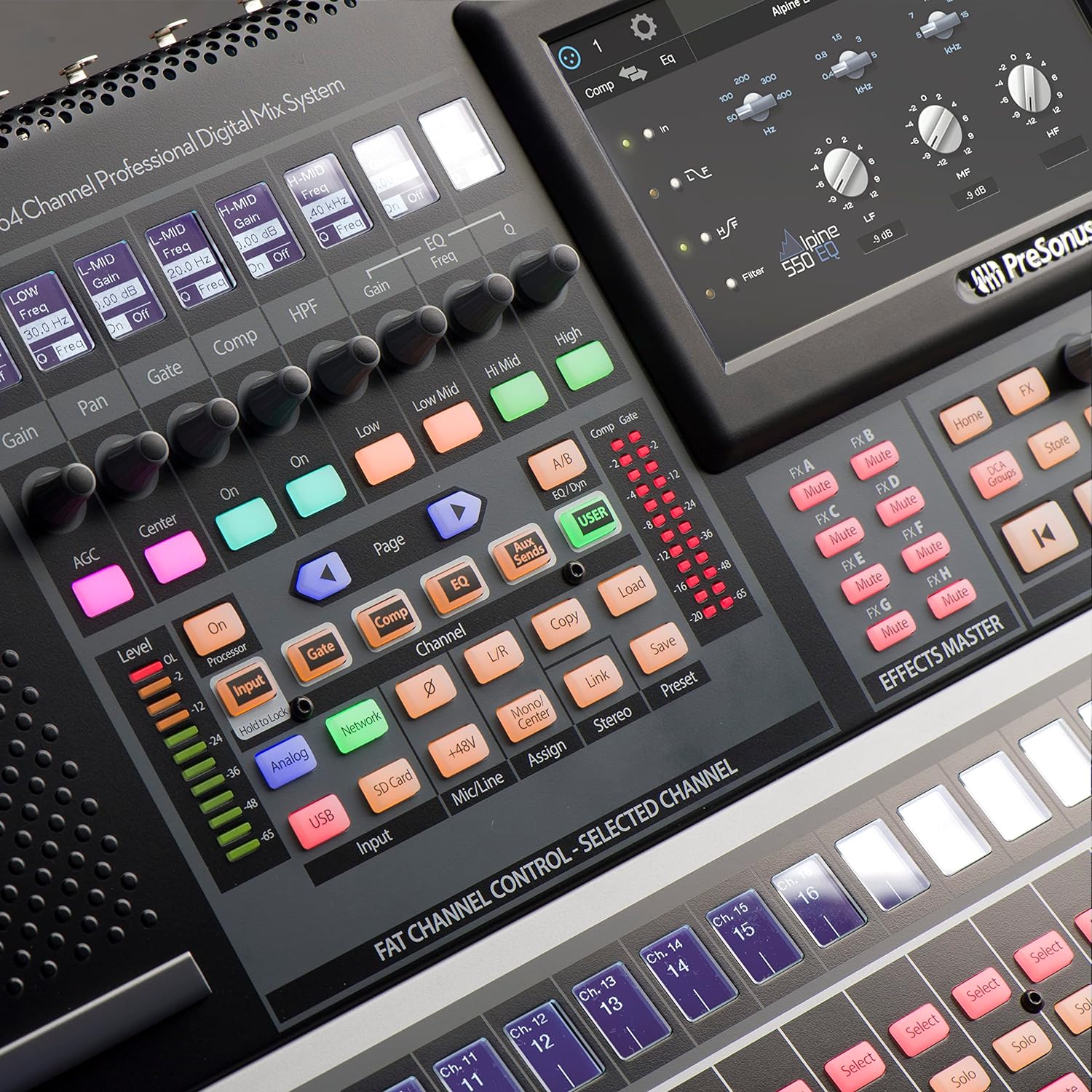 PreSonus StudioLive 64S 64-channel Digital Mixer.